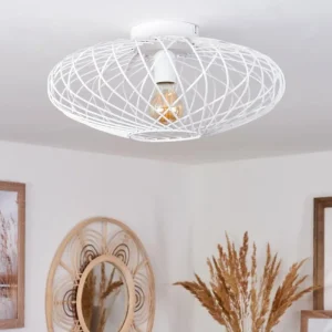 hofstein Plafonnier Wemude Blanc, 1 lumière* Lampes Modernes
