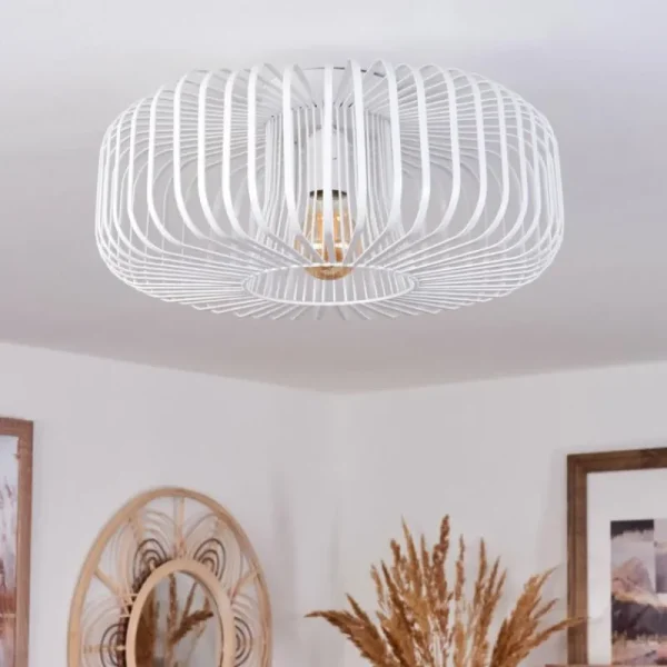 hofstein Plafonnier Wemude Blanc, 1 lumière* Lampes Modernes