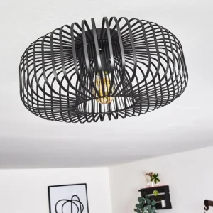 hofstein Plafonnier Wemude Noir, 1 lumière* Lampes Modernes