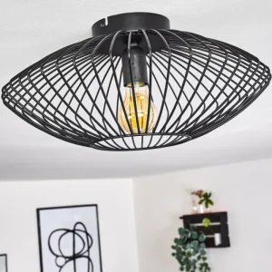 hofstein Plafonnier Wemude Noir, 1 lumière* Lampes Modernes