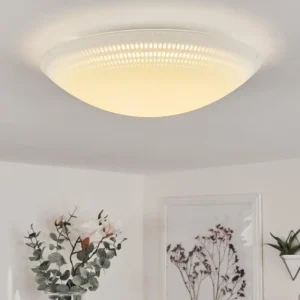 hofstein Plafonnier Worben LED Blanc, 1 lumière* Lampes En Verre