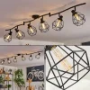hofstein Plafonnier Yaak Noir, 6 lumières* Lampes Modernes