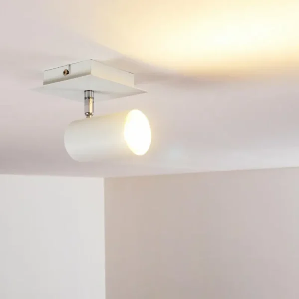 hofstein Plafonnier Zuoz Blanc, 1 lumière* Lampes Modernes