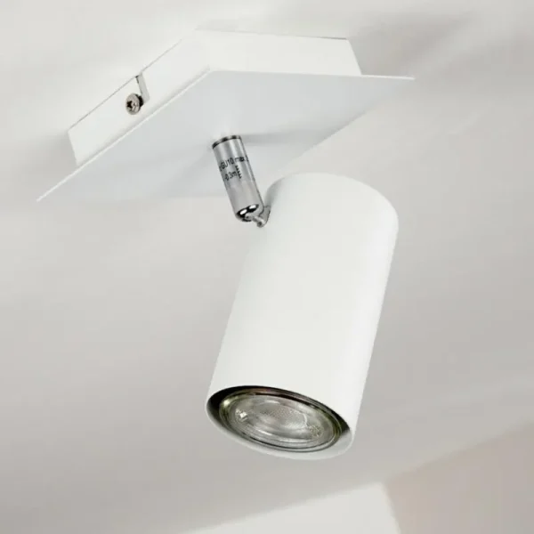 hofstein Plafonnier Zuoz Blanc, 1 lumière* Lampes Modernes