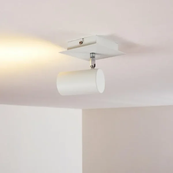 hofstein Plafonnier Zuoz Blanc, 1 lumière* Lampes Modernes