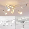 hofstein Plafonnier Zuoz Chrome, Blanc, 5 lumières* Lampes Modernes