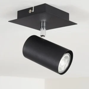 hofstein Plafonnier Zuoz Noir, 1 lumière* Lampes Modernes