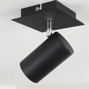 hofstein Plafonnier Zuoz Noir, 1 lumière* Lampes Modernes