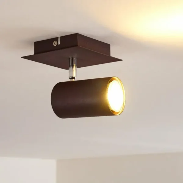 hofstein Plafonnier Zuoz Rouille, 1 lumière* Lampes Modernes
