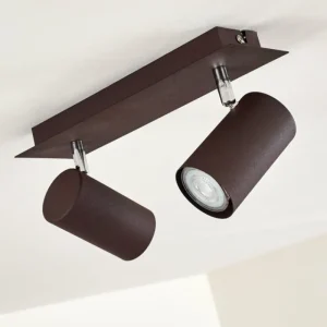 hofstein Plafonnier Zuoz Rouille, 2 lumières* Lampes Modernes