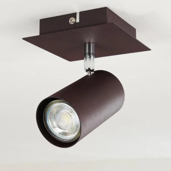 hofstein Plafonnier Zuoz Rouille, 1 lumière* Lampes Modernes