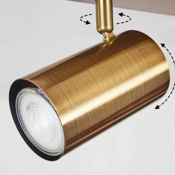 hofstein Plafonnier Zuoz Vieux laiton, 3 lumières* Lampes Modernes