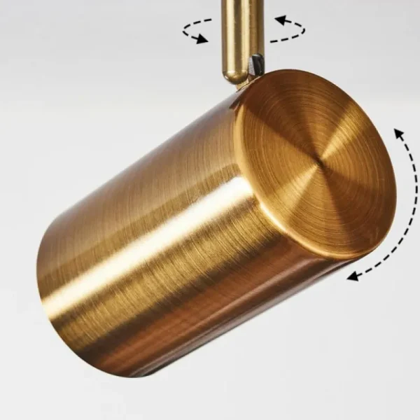 hofstein Plafonnier Zuoz Vieux laiton, 3 lumières* Lampes Modernes