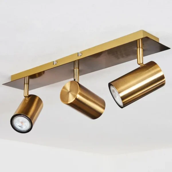 hofstein Plafonnier Zuoz Vieux laiton, 3 lumières* Lampes Modernes