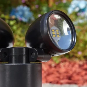 hofstein Plingshult Luminaire extérieur, Pieu, Eclairage de chemin LED Noir, 2 lumières* Lampes Modernes