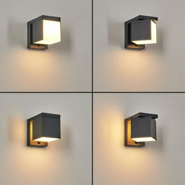 hofstein Pocilgas Lampe murale d´extérieur, Spot mural LED Anthracite, 1 lumière, Détecteur de mouvement* Lampes Modernes