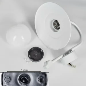 hofstein Pohei Lampe murale d´extérieur Blanc, 1 lumière, Détecteur de mouvement* Lampes Modernes