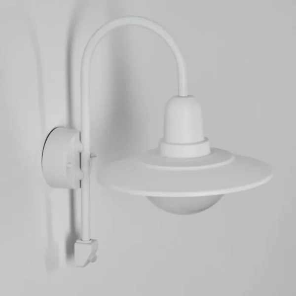 hofstein Pohei Lampe murale d´extérieur Blanc, 1 lumière, Détecteur de mouvement* Lampes Modernes