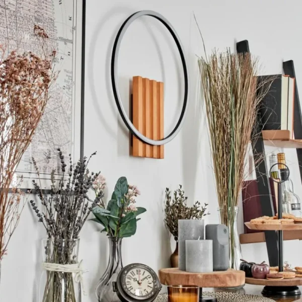 hofstein Pompu Applique murale LED Écru, Noir, 1 lumière* Lampes Modernes