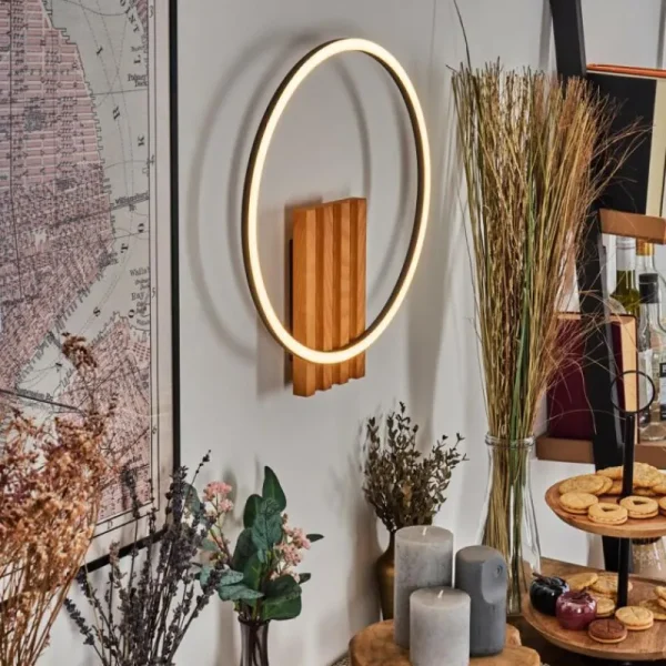 hofstein Pompu Applique murale LED Écru, Noir, 1 lumière* Lampes Modernes