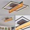 hofstein Pompu Plafonnier LED Écru, Noir, 1 lumière* Lampes Modernes