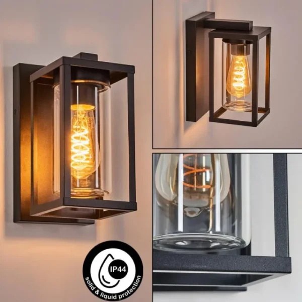 hofstein Portalis Lampe murale d´extérieur Noir, 1 lumière* Lampes Modernes