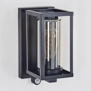 hofstein Portalis Lampe murale d´extérieur Noir, 1 lumière, Détecteur de mouvement* Lampes Modernes