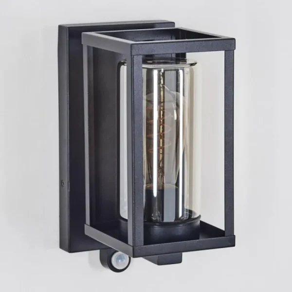 hofstein Portalis Lampe murale d´extérieur Noir, 1 lumière, Détecteur de mouvement* Lampes Modernes