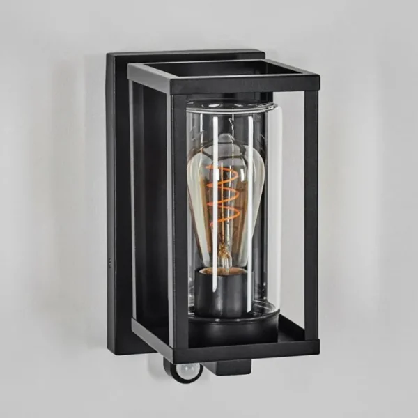 hofstein Portalis Lampe murale d´extérieur Noir, 1 lumière, Détecteur de mouvement* Lampes Modernes