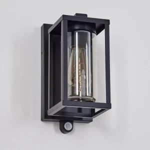 hofstein Portalis Lampe murale d´extérieur Noir, 1 lumière, Détecteur de mouvement* Lampes Modernes