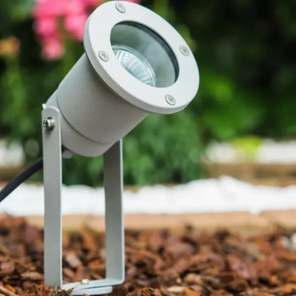 hofstein Projecteur de jardin Pilsen Argenté, 1 lumière* Lampes Modernes