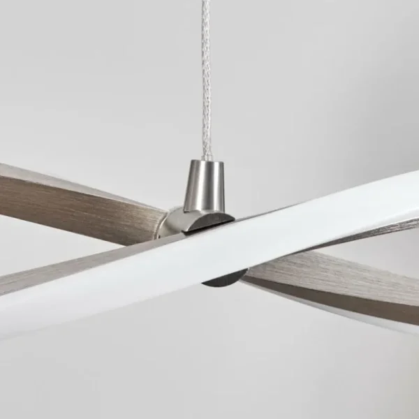 hofstein Radogna Suspension, Suspension LED Argenté, 2 lumières* Lampes Modernes