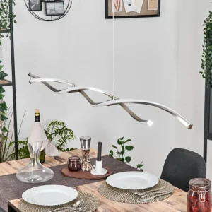 hofstein Radogna Suspension, Suspension LED Argenté, 2 lumières* Lampes Modernes