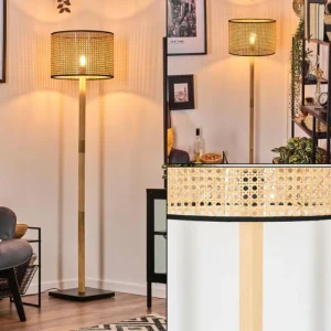 hofstein Ramila Lampadaire Écru, Noir, 1 lumière* Lampes Modernes