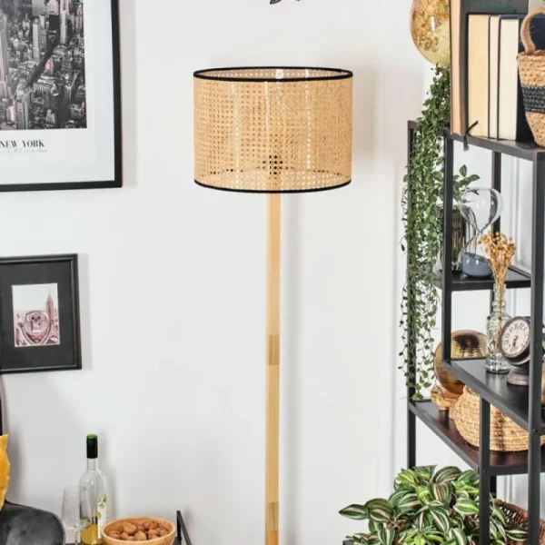hofstein Ramila Lampadaire Écru, Noir, 1 lumière* Lampes Modernes