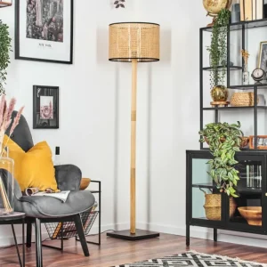 hofstein Ramila Lampadaire Écru, Noir, 1 lumière* Lampes Modernes