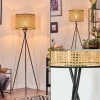 hofstein Ramila Lampadaire, Liseuse Noir, 1 lumière* Lampes Modernes