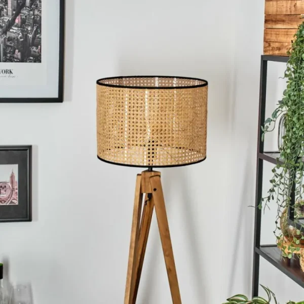 hofstein Ramila Lampadaire, Liseuse Écru, Noir, 1 lumière* Lampes Modernes