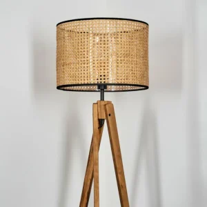 hofstein Ramila Lampadaire, Liseuse Écru, Noir, 1 lumière* Lampes Modernes