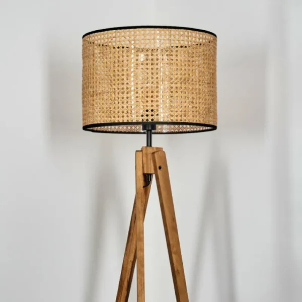 hofstein Ramila Lampadaire, Liseuse Écru, Noir, 1 lumière* Lampes Modernes