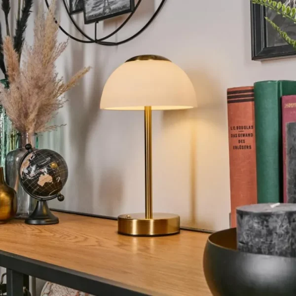 hofstein Rands Lampe à poser LED Laiton, 1 lumière* Lampes En Verre