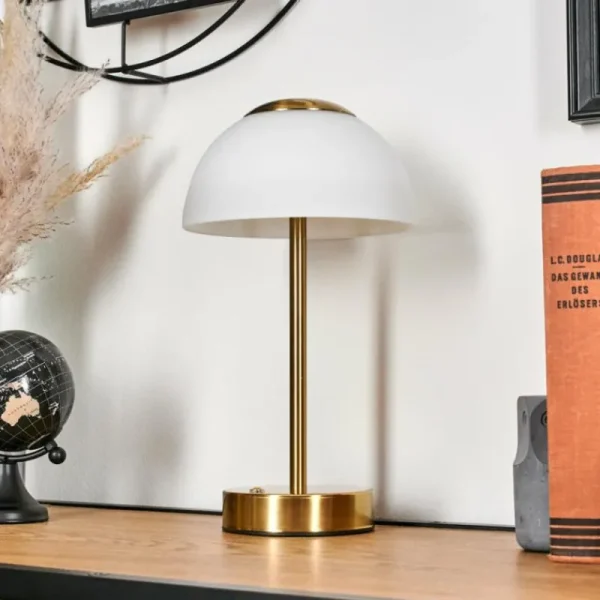 hofstein Rands Lampe à poser LED Laiton, 1 lumière* Lampes En Verre