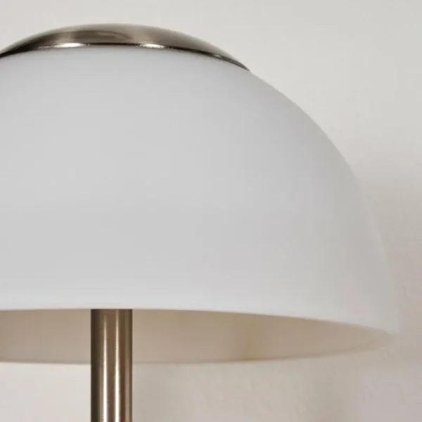 hofstein Rands Lampe à poser LED Nickel mat, 1 lumière* Lampes En Verre