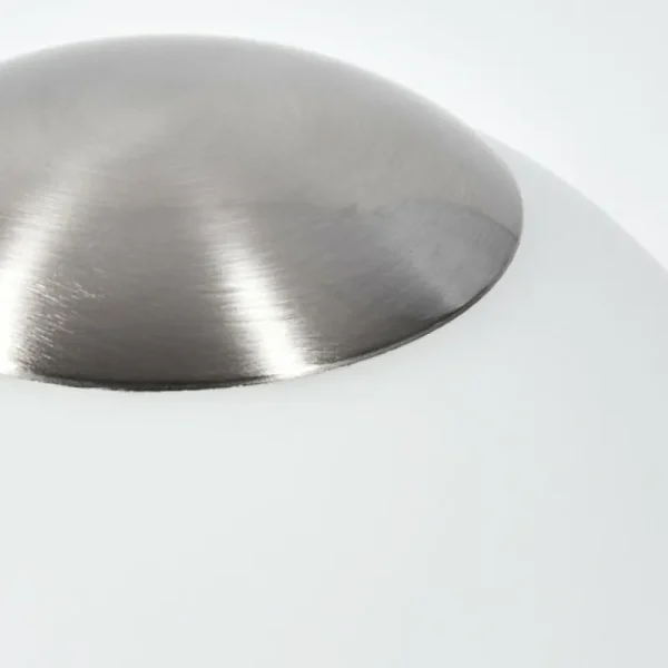 hofstein Rands Lampe à poser LED Nickel mat, 1 lumière* Lampes En Verre