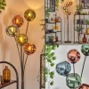 hofstein Ripoll Lampadaire Bleu, Vert, Cuivré, 5 lumières* Lampes En Verre