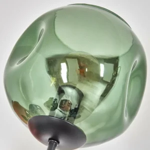 hofstein Ripoll Lampadaire Bleu, Vert, Cuivré, 6 lumières* Lampes En Verre