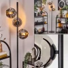 hofstein Ripoll Lampadaire Chrome, Fumé, 3 lumières* Lampes Modernes