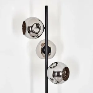 hofstein Ripoll Lampadaire Chrome, Fumé, 3 lumières* Lampes Modernes