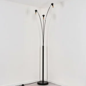 hofstein Ripoll Lampadaire Clair, 3 lumières* Lampes En Verre