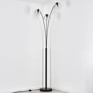 hofstein Ripoll Lampadaire Clair, 3 lumières* Lampes En Verre